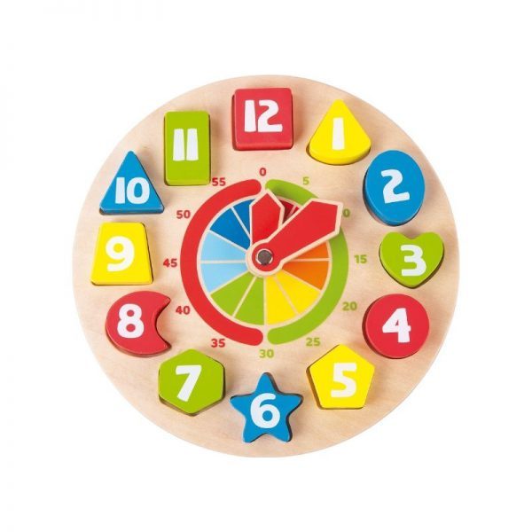 Horloge Montessori Formes