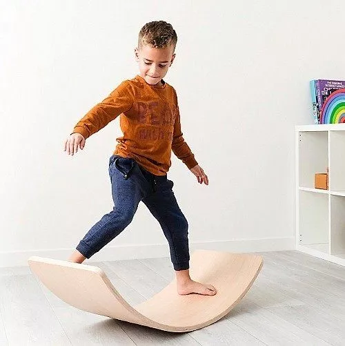 Planche d'Équilibre Montessori en Bois - Paradis du jouet
